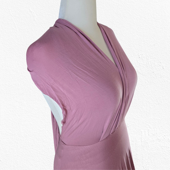 Lulus Mauve Pink Purple Formal Boho Maxi Tricks of the Trade Dress Size Medium - Picture 10 of 16